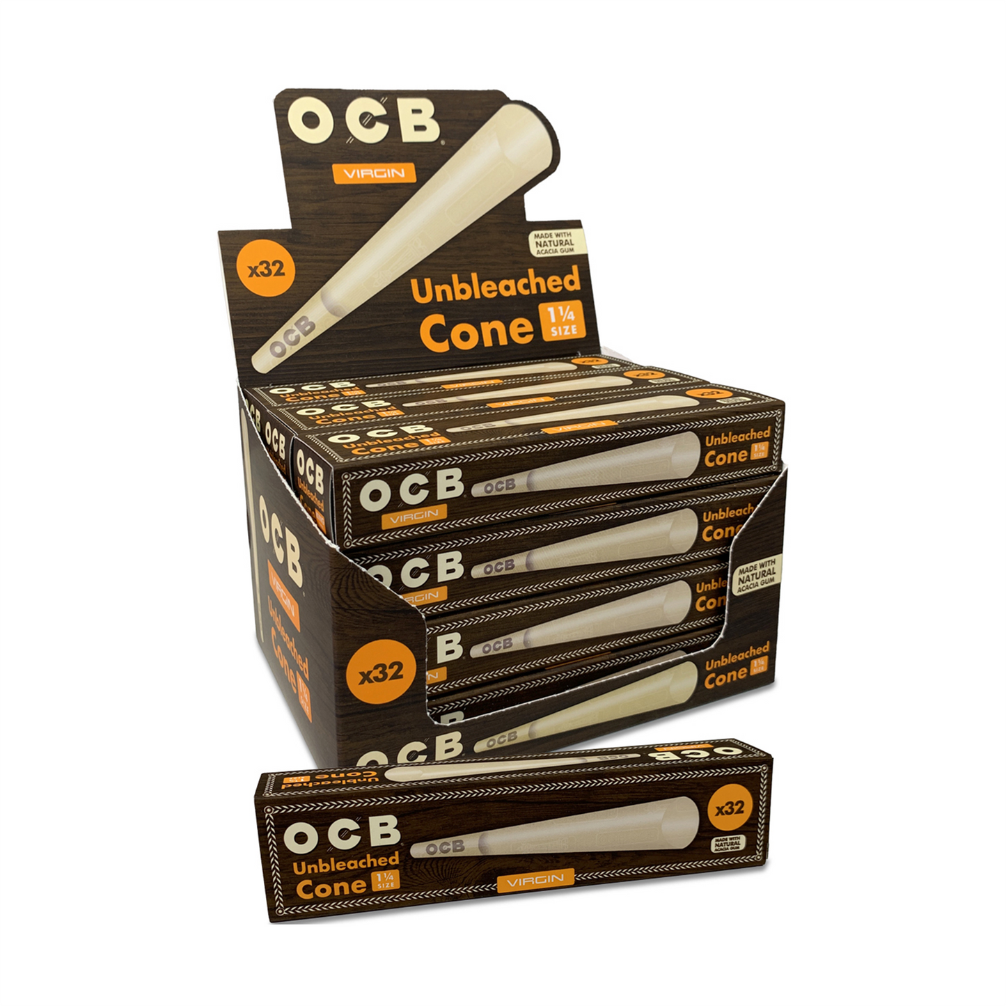 OCB® Virgin Cone 12 Count Display