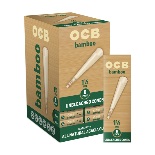 OCB® Bamboo Cone 24 Count Display