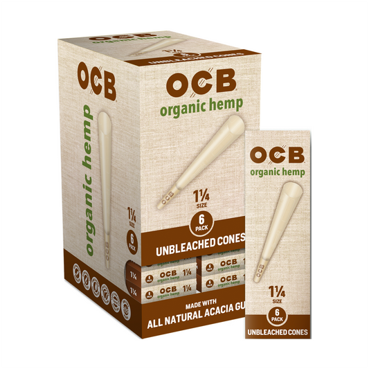 OCB® Organic Hemp Cone 24 Count Display