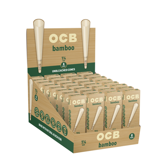 OCB® Bamboo Cone 32 Count Display