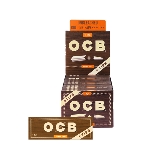 OCB® Unbleached Rolling Papers + Tips