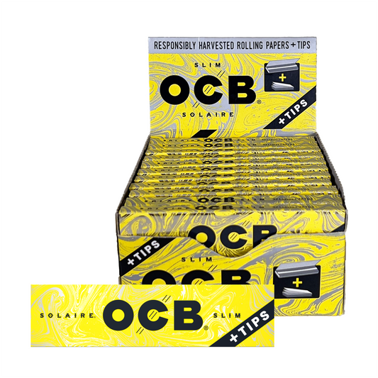 OCB® Solaire® Slim Rolling Papers + Tips