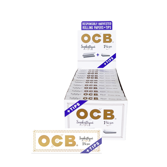 OCB® Sophistique® 1 1/4 Rolling Papers + Tips